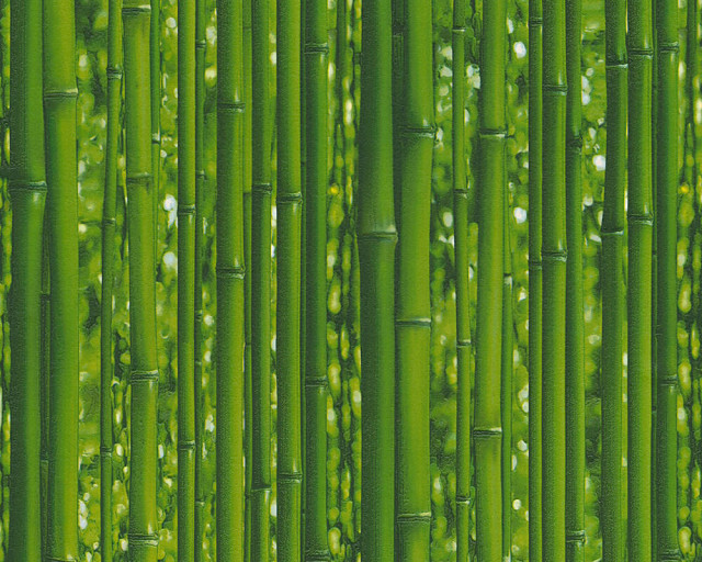 Textured Wallpaper Bamboo Trees, 959361, Blue Green Turquoise, Sample