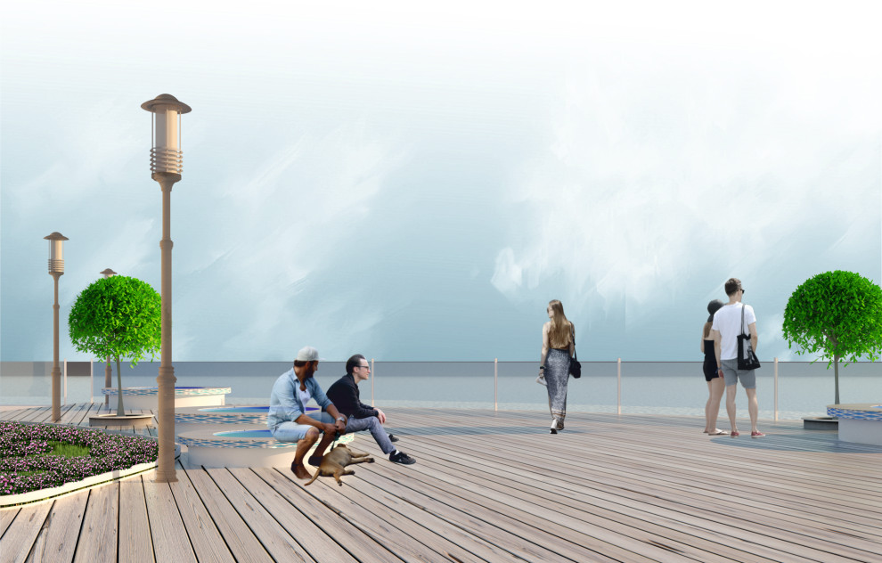 Проект организации прибрежной территории парка "40 лет ВЛКСМ"