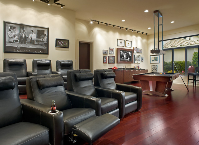 Adelson contemporary-home-theater