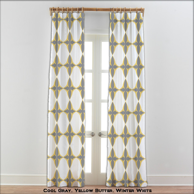 Coptic Cross Curtains In Yellow Gray White 22 Other Colors