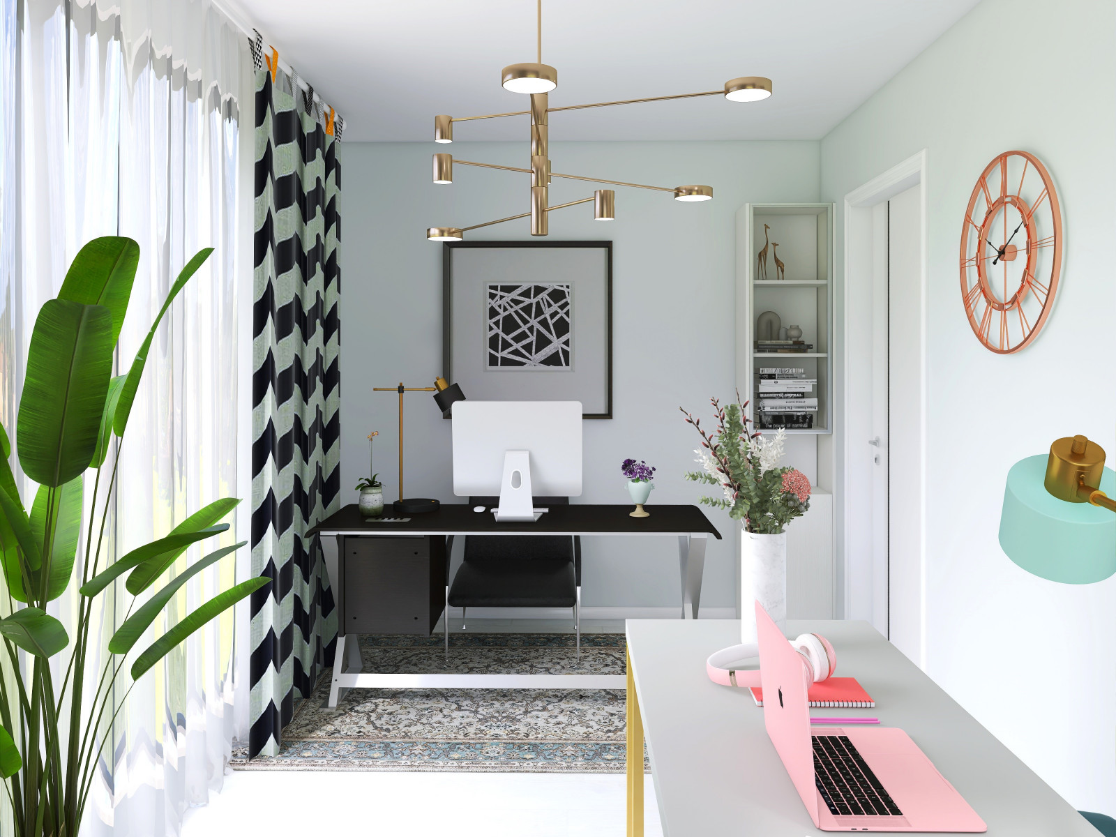 Рабочий кабинет для двоих