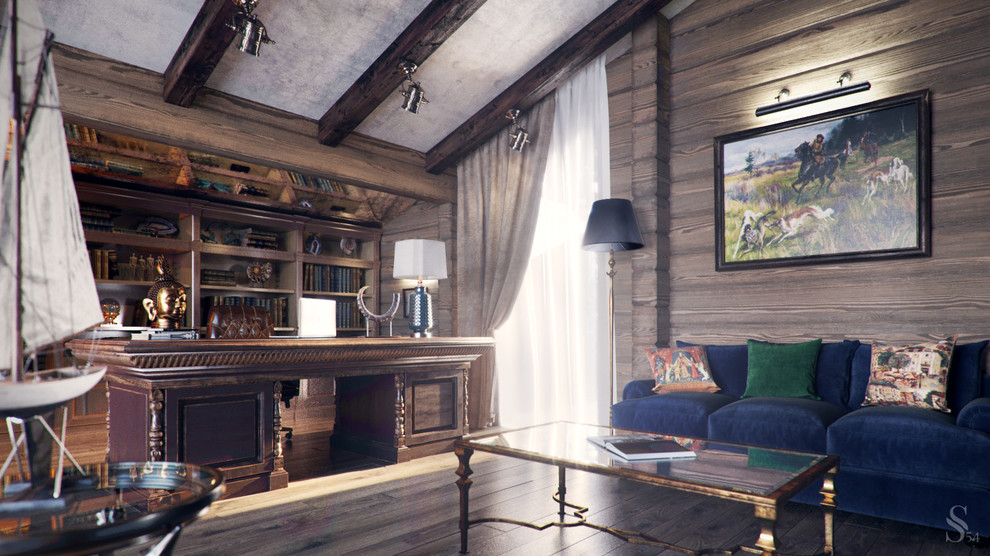 Деревянный дом на Медном озере