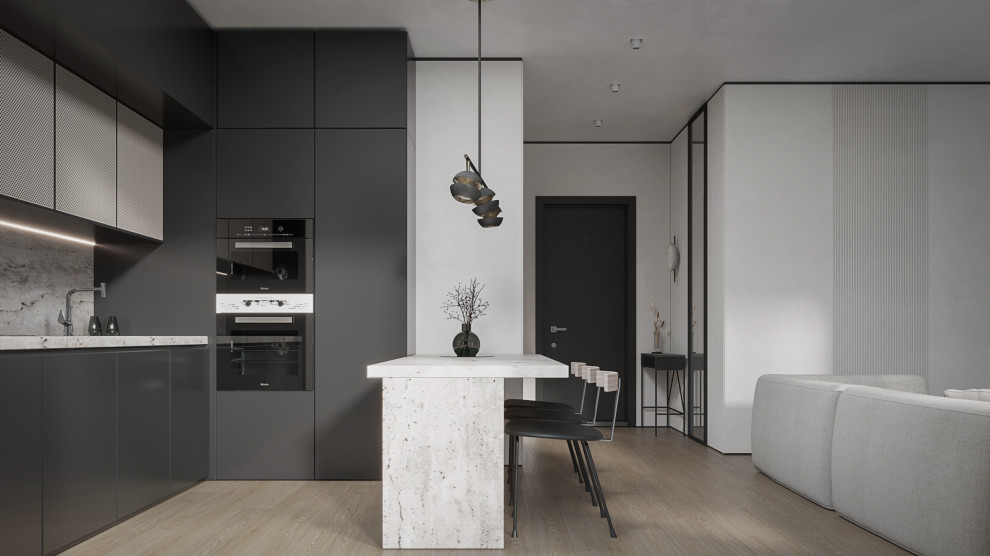 Modern monochrome interior