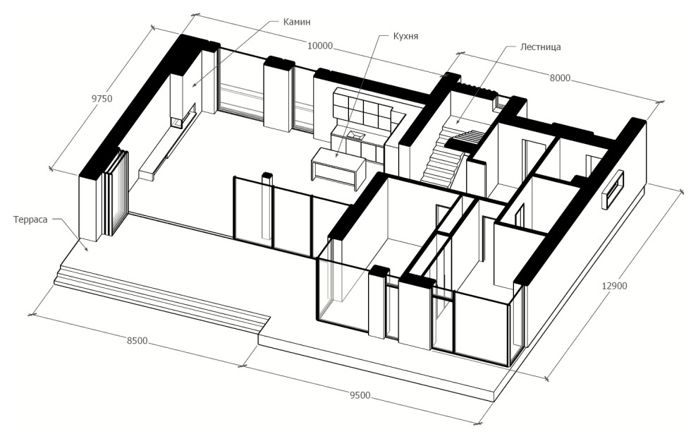 IZBUSHKA (северный фасад)