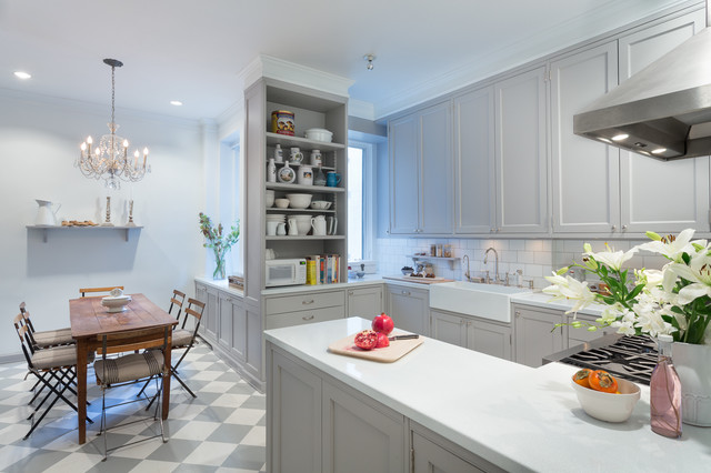 New This Week: 3 Stunning White-and-Gray Kitchens