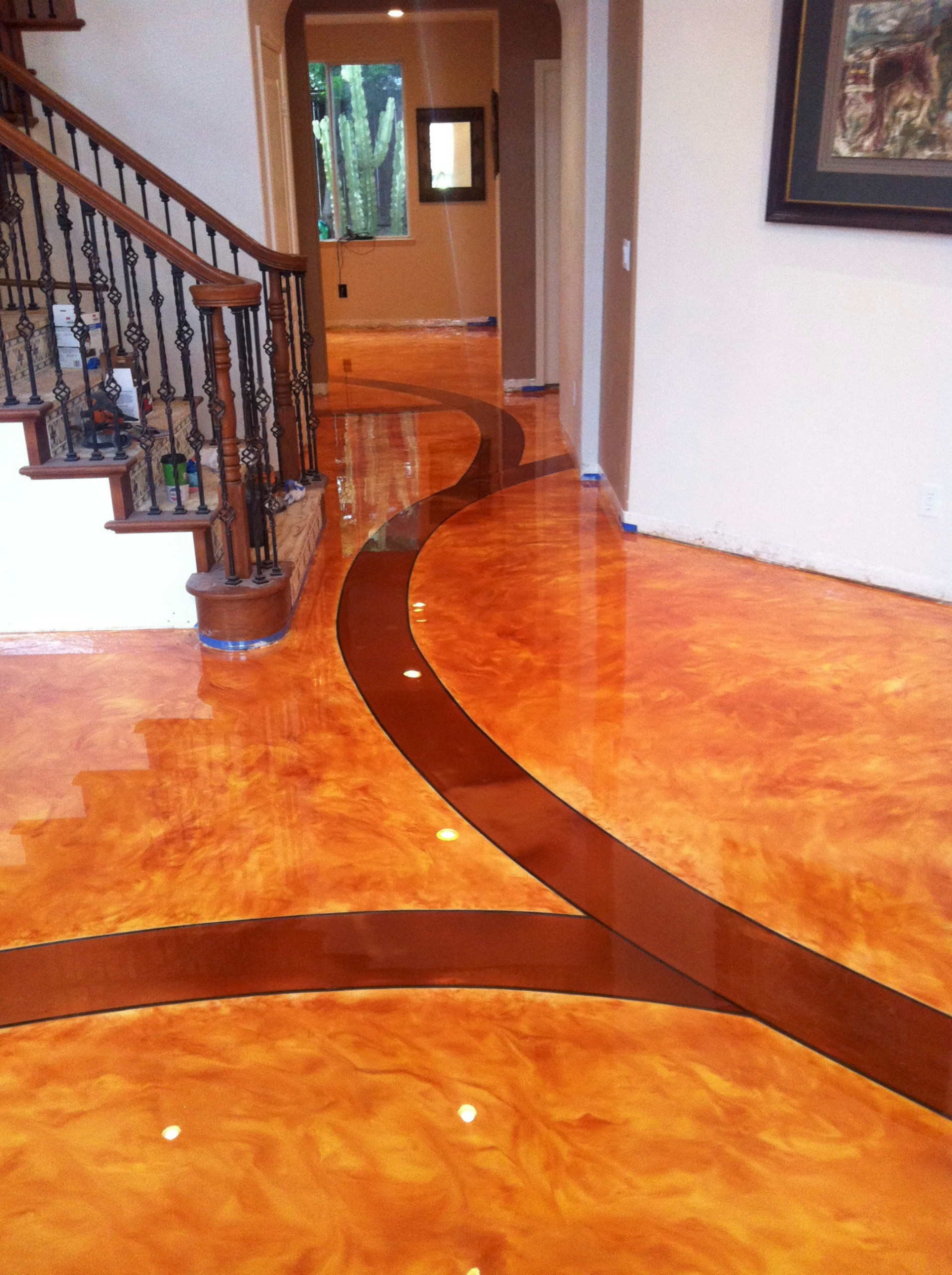 Custom Reflective Flooring