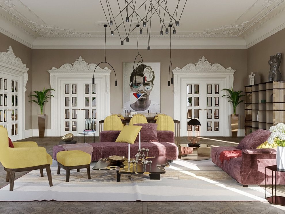 Гостиная в частном доме