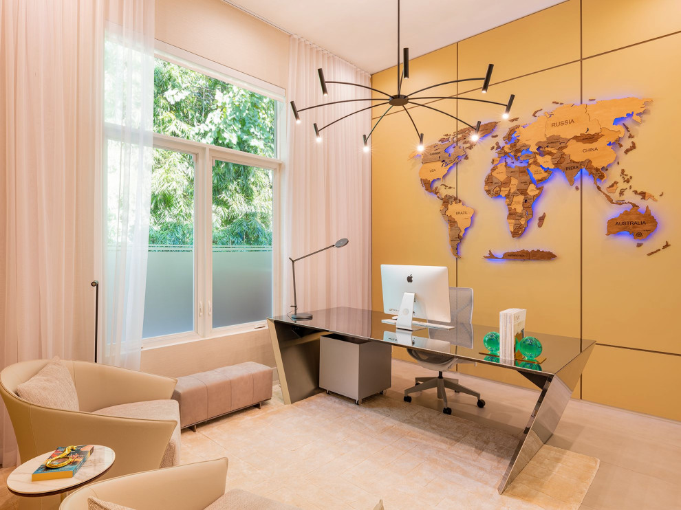 Florida Dream Home - Contemporary - Home Office - Miami - by Interiors ...