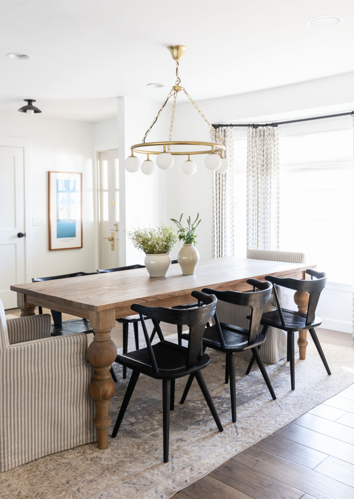 Inspiration for a transitional dining room in Phoenix.