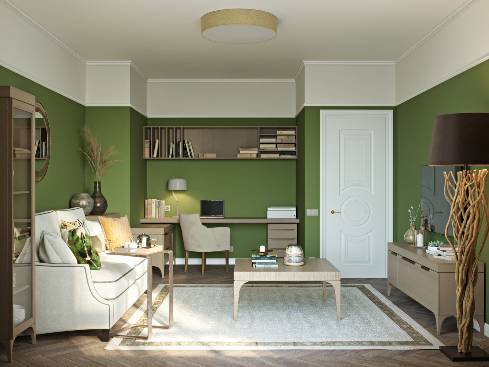 Проект трехкомнатной квартиры для дамы с собачкой.