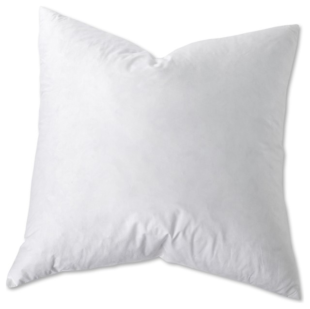Goose Down Euro Pillows Set Of 2 Contemporary Decorative