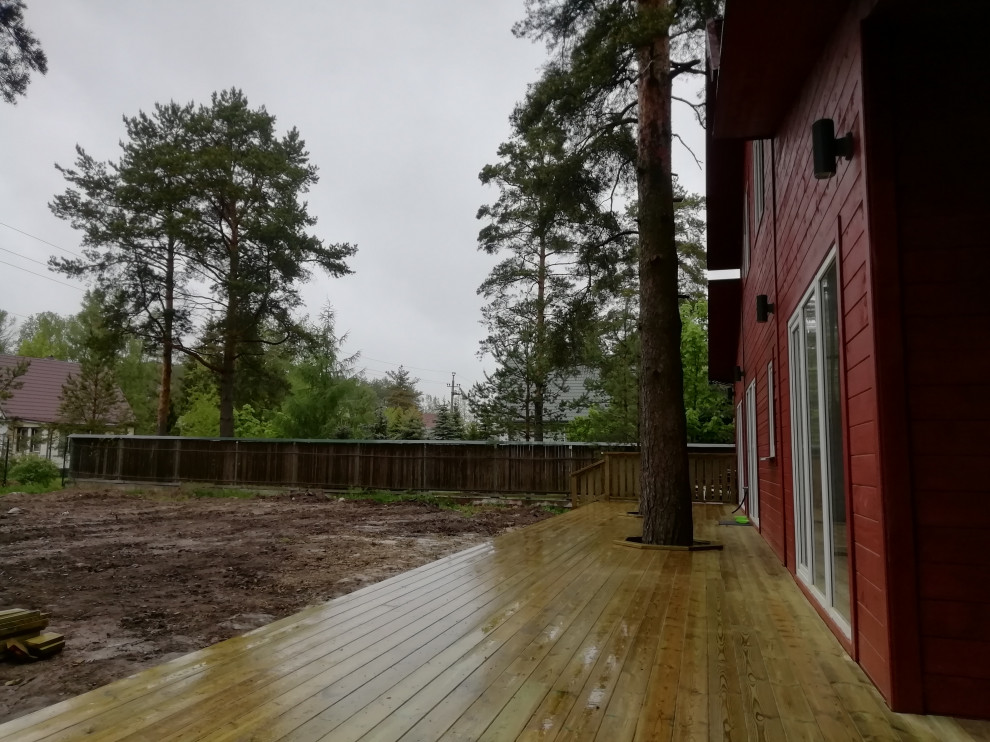 Терраса с навесом в Ульяновке