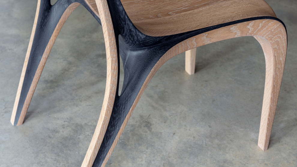 Sculptural Wooden Chair Design in London