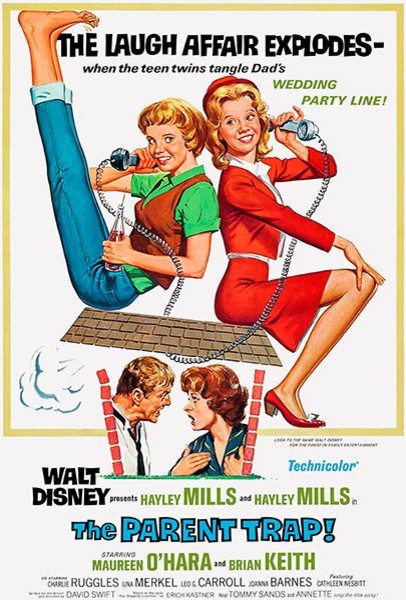 The Parent Trap - 1968 - Movie Poster - Midcentury - Prints And Posters ...