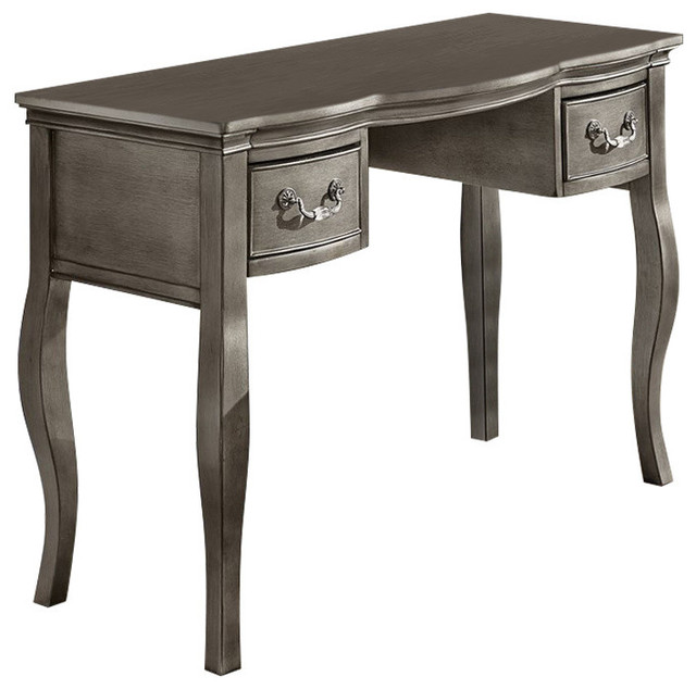 NE Kids Kensington Writing Desk in Antique Silver Traditional Kids