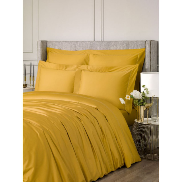 Rhapsody Mustard Pillowcase Euro 100 Cotton Contemporary Pillowcases And Shams by Togas