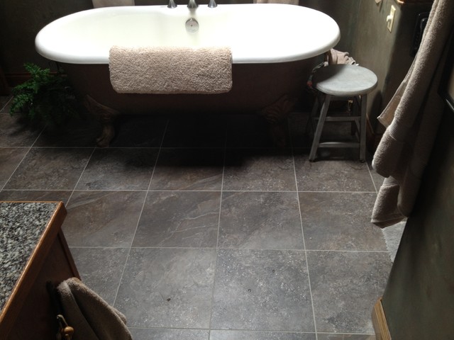 Boulder:  Luxury Vinyl Tile contemporary-bathroom