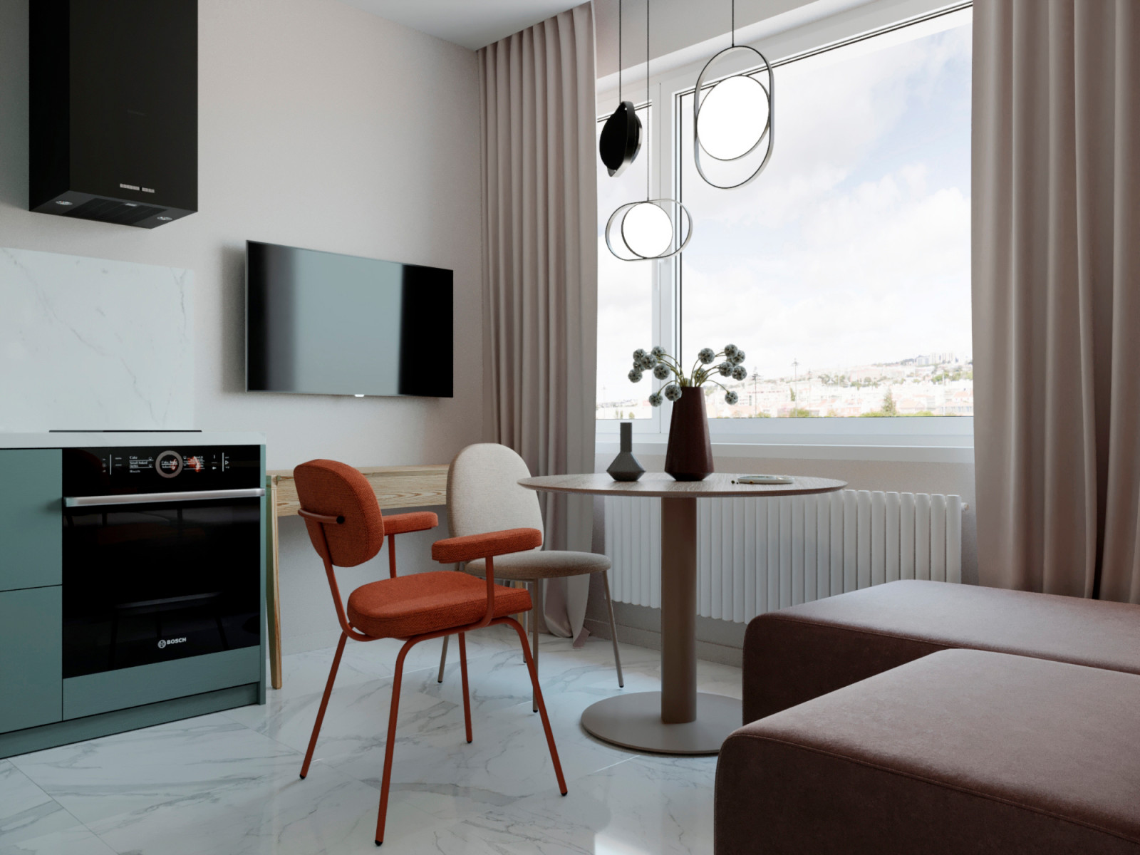 КУХНЯ В СТИЛЕ 70-Х