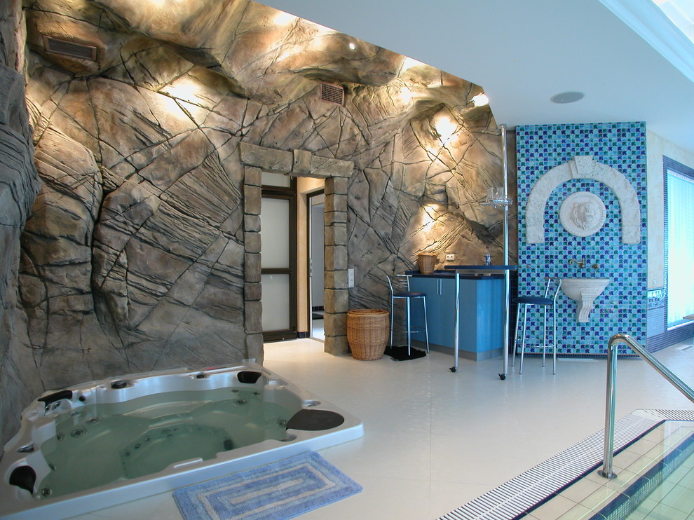 Дизайн интерьера частного бассейна