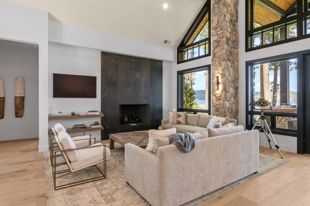 Lakefront Luxe - Transitional - Living Room - Seattle - by Designology ...