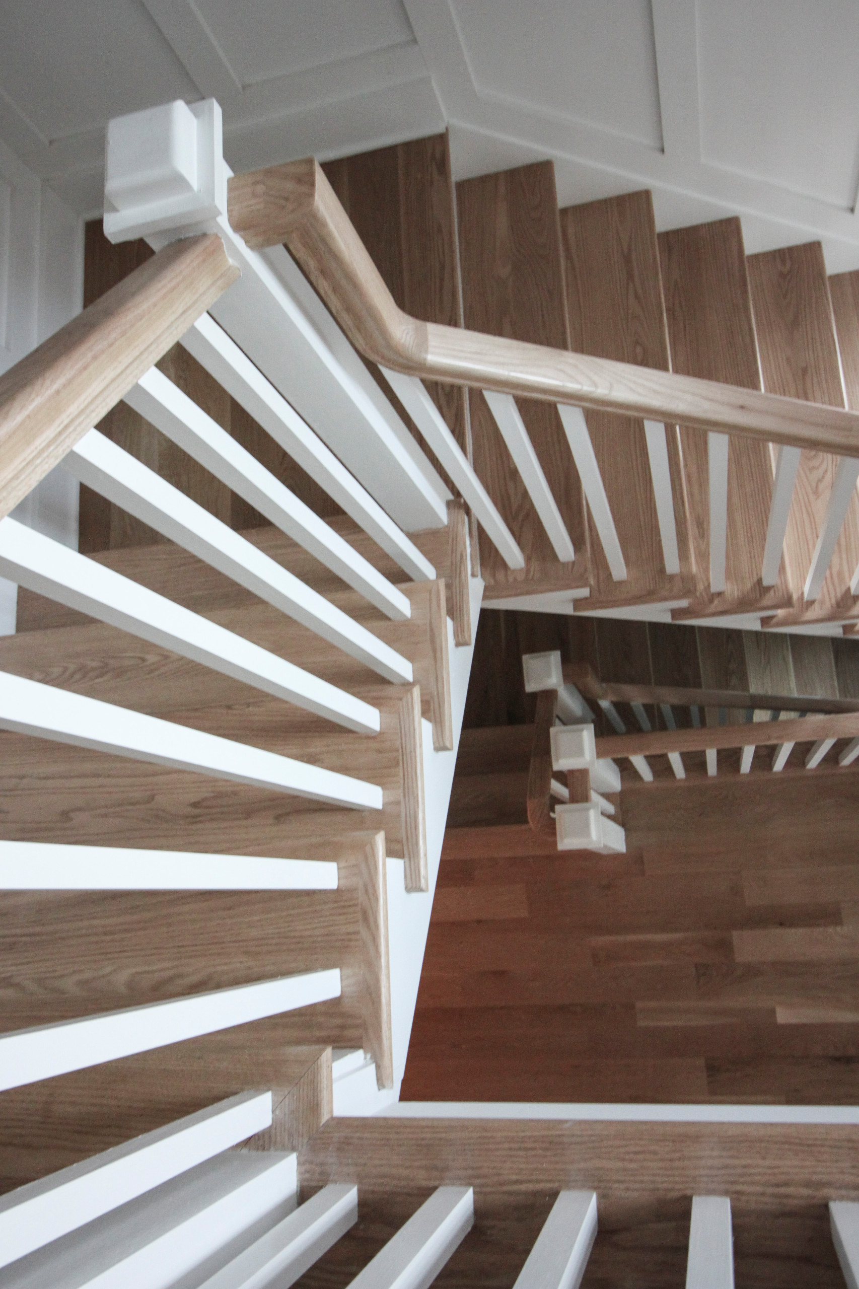 Project #29 | Beautiful Oak & White Staircase