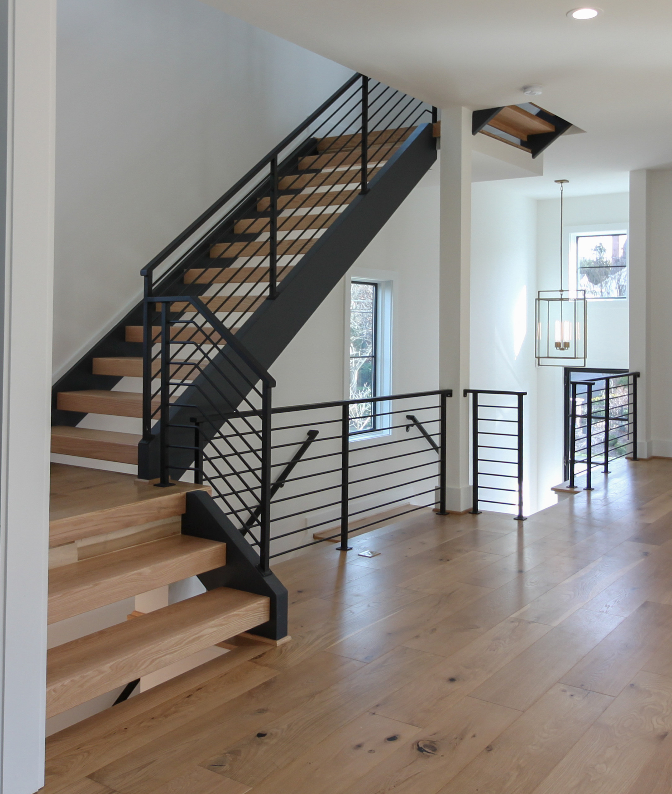 85_Sleek Three-Quarter Turn Multilevel-Staircase, McLean VA 22101