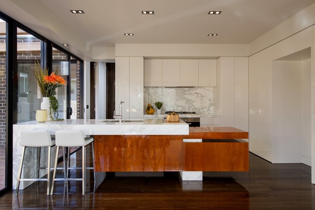 Townhouses contemporary-kitchen