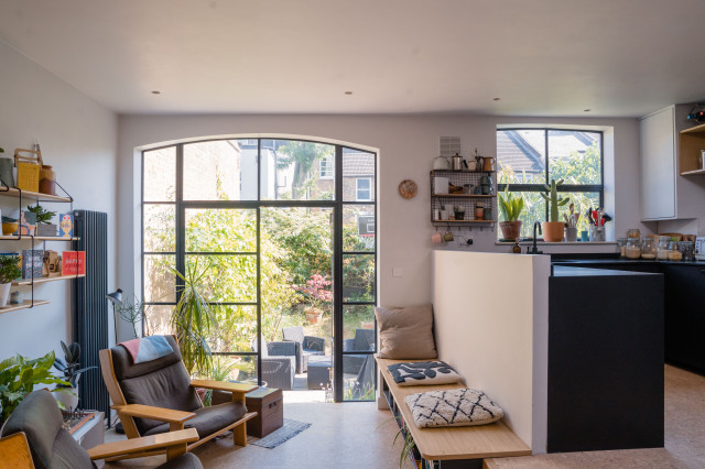 Apartment Remodelling industrielt-dagligstue