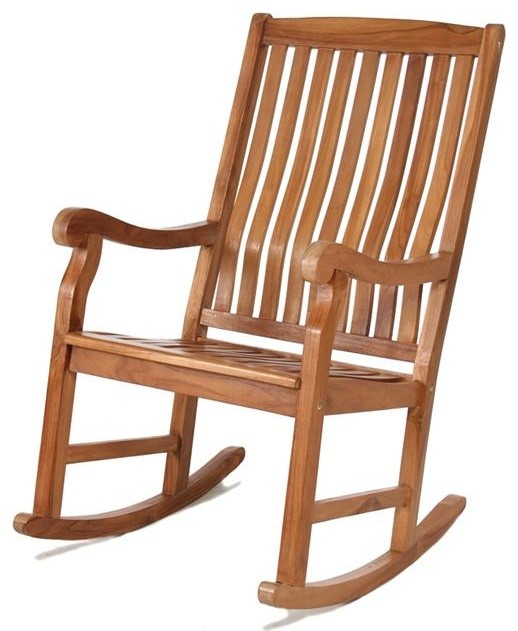 All Things Cedar TR22 Teak Rocking Chair