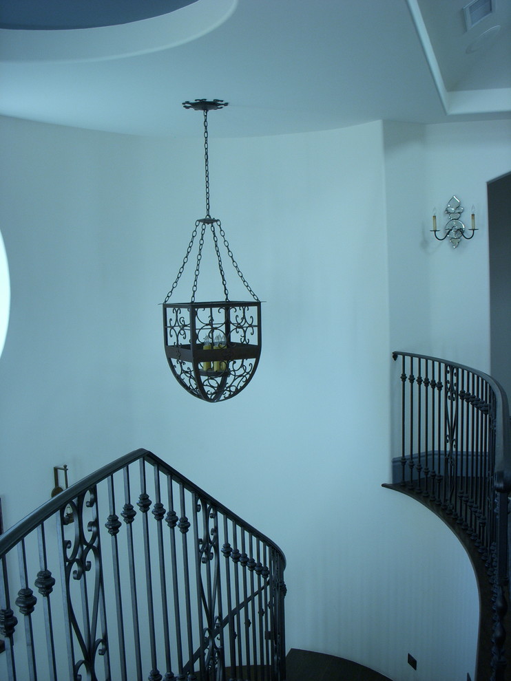 This is an example of a transitional staircase in Los Angeles.
