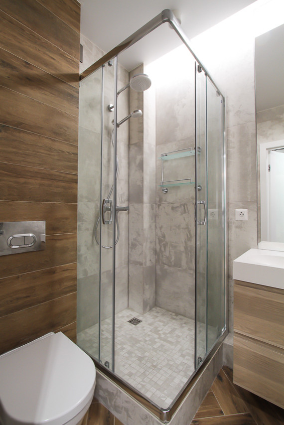 Санузел в 3х-комнатной квартире | 70м2 в ЖК Европейский