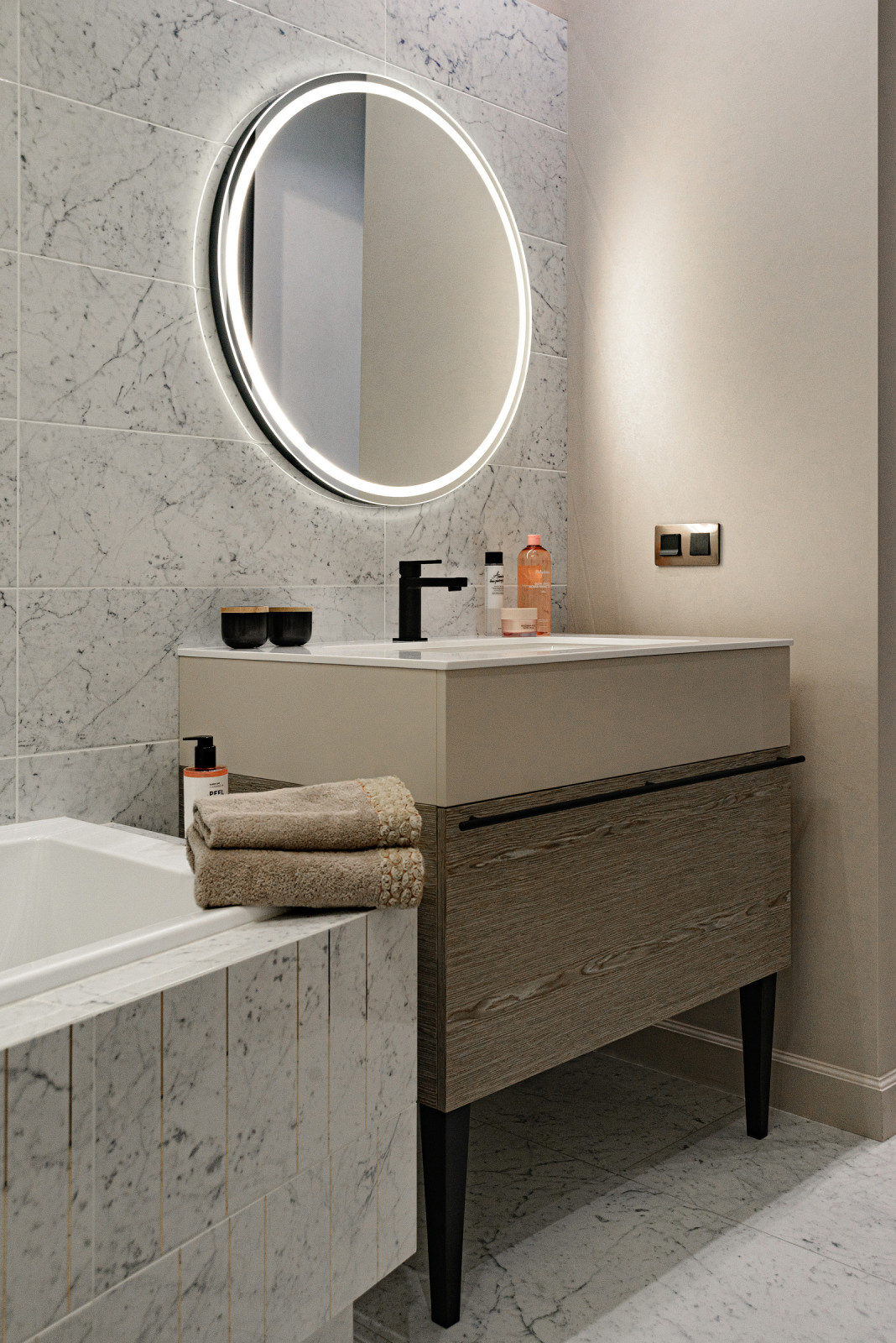 Элегантная двухкомнатная квартира 80м.кв