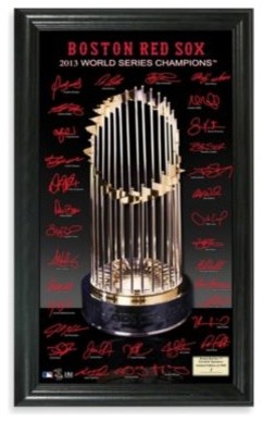 Boston Red Sox 2013 World Series Champions Trophy Signature Photo Frame