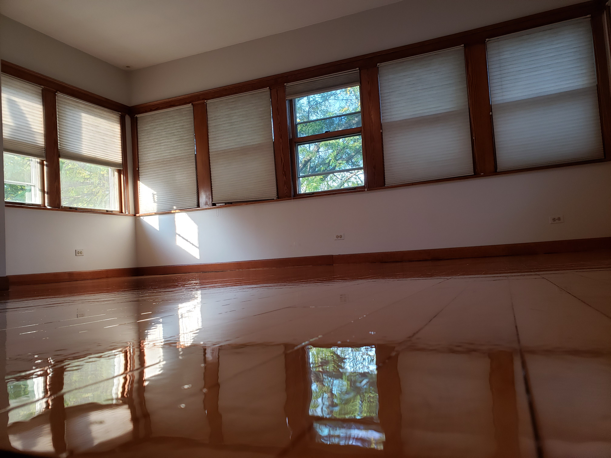 Old Irving Park, Chicago  , natural polyurethane finish on oak maple and pine