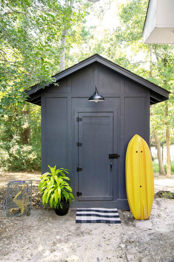 Design ideas for a beach style shed and granny flat in Charleston.