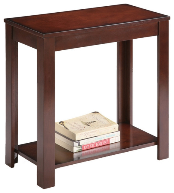 ORE International 24" Tall Wooden Side Table / End Table 7710