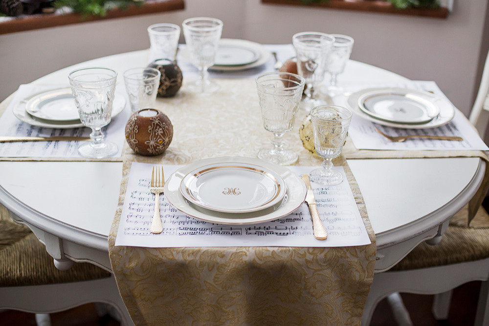 Новогодняя сервировка "Щелкунчик"