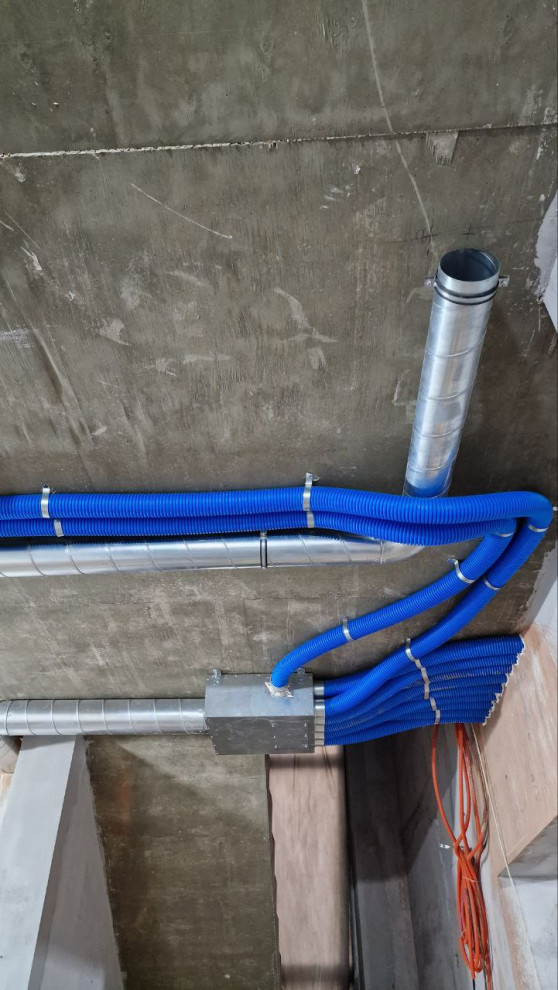 Вентиляция в загородном доме (скрытые работы)