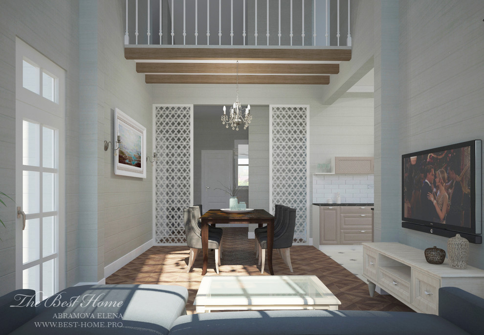 Дизайн  загородного коттеджа в поселке Большая Медведица