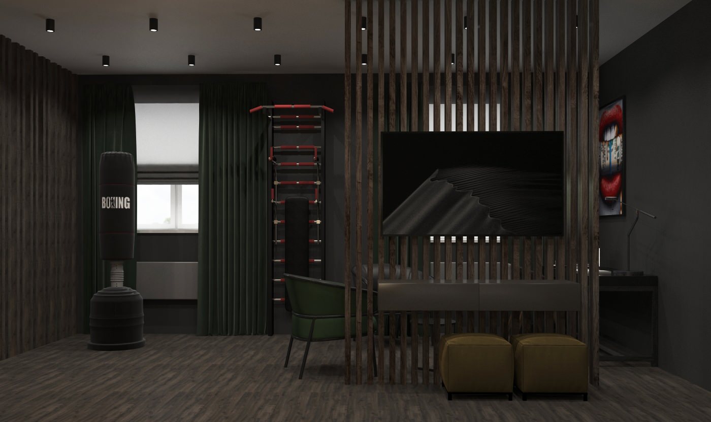 Дизайн 2х-этажной квартиры в Липецке