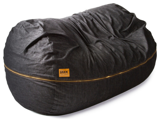 Ja Sofa Sa 7 Foot Giant Bean Bag Dark Denim Modern Ja Sofa Sa 7 Foot Giant Bean Bag Dark Denim