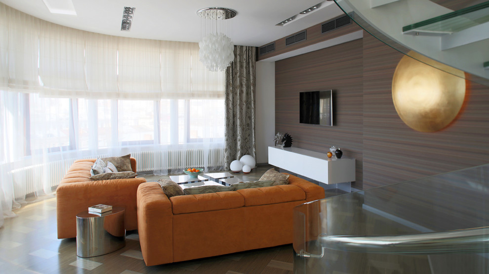 2х этажная квартира с видом на Иртыш и кинозалом