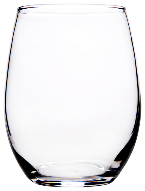 Red Series 21 Oz Stemless Wine Glass Set Of 4 Contemporary Stemless Wine Glass Set Of 4