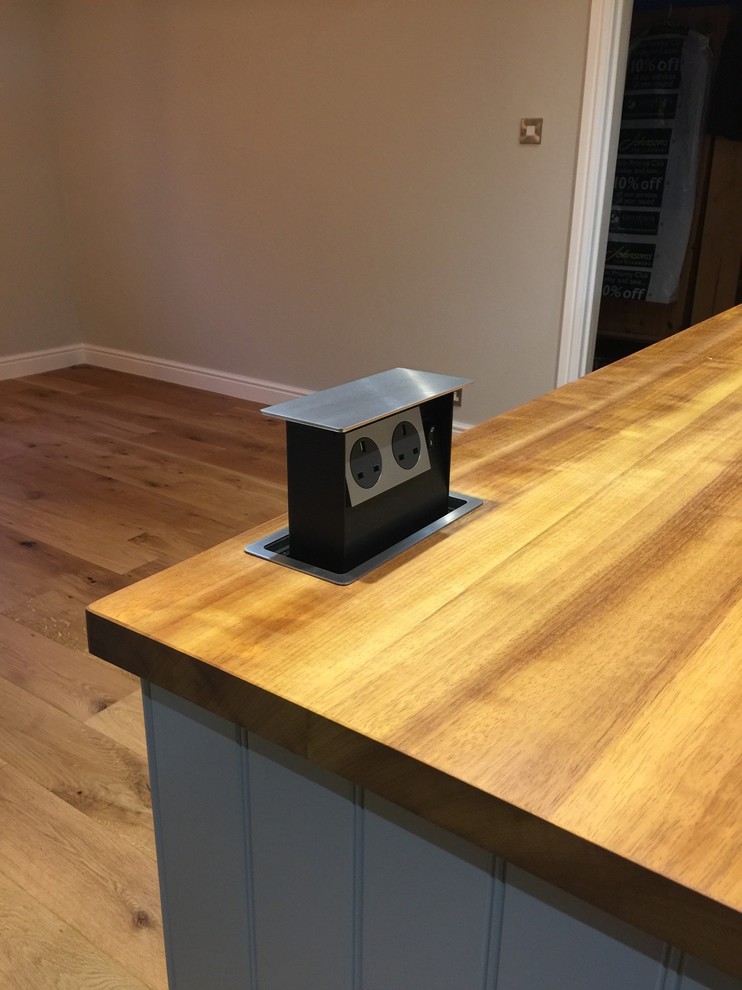 Shaker Kitchen with Iroko work tops
