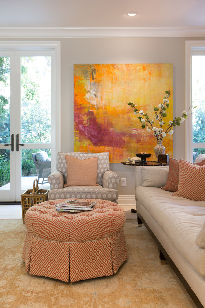 Elegant Townhome in Pasadena - Traditional - Living Room - Los Angeles ...