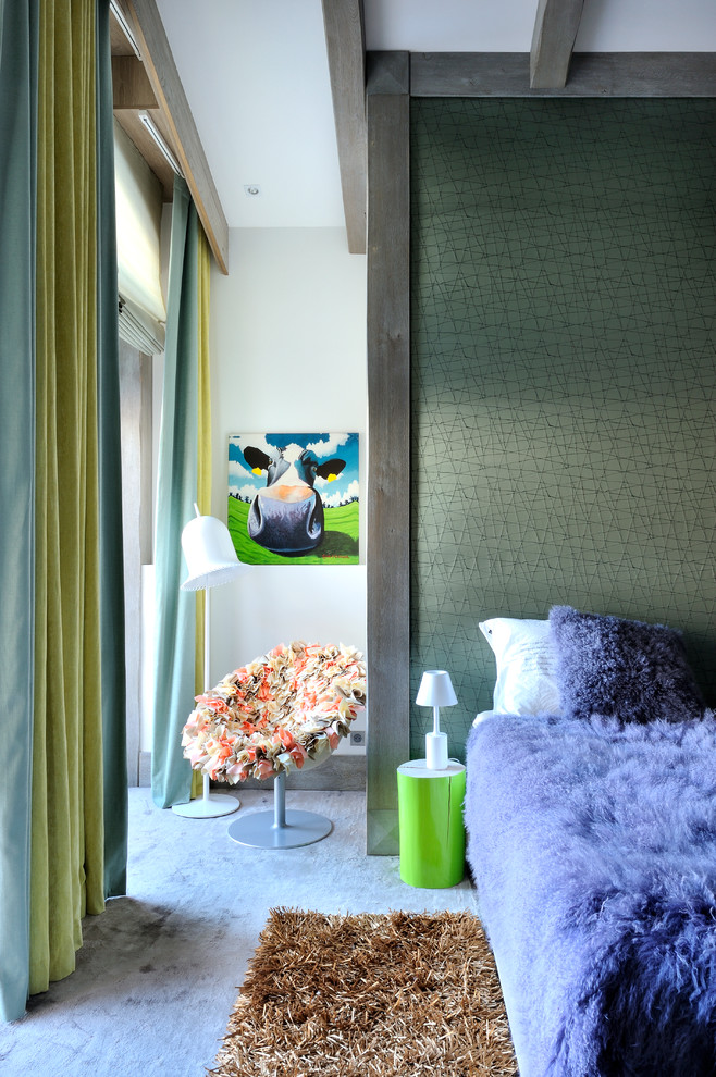 Inspiration pour une chambre design.