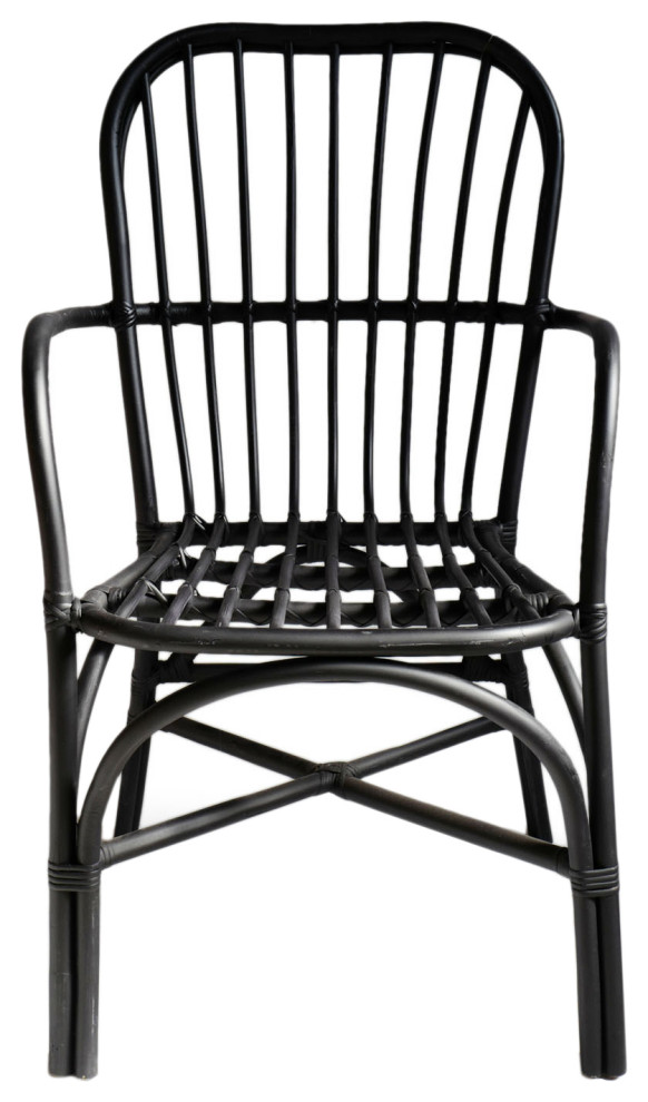 Black Bamboo Dining Chair - Tropical - Dining Chairs - by Design Mix ...