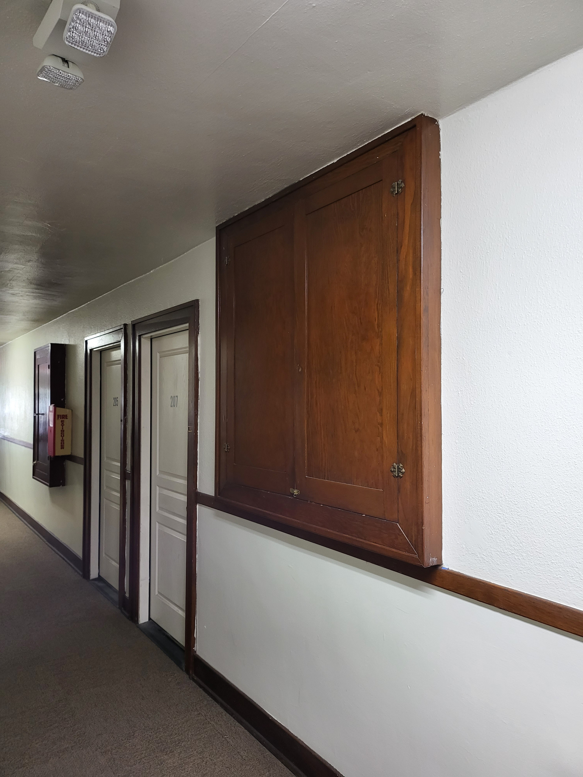 Apartment Complex Hallway Renovation and Repair Before