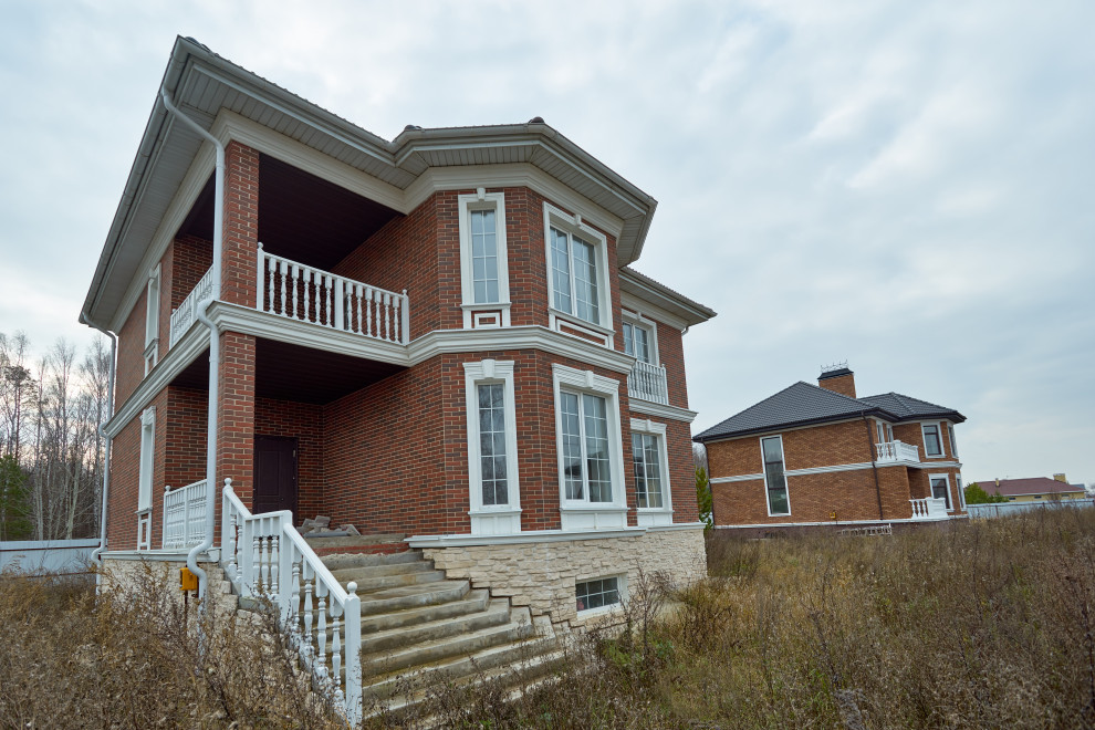 Дом в английском стиле. г. Казань деревня Зимняя Горка.