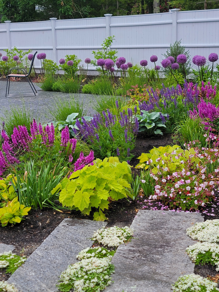This is an example of a contemporary landscaping in Boston.